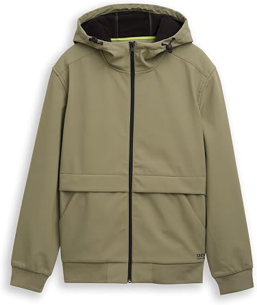 TOM TAILOR Denim Men's Softshell Jacket with Hood