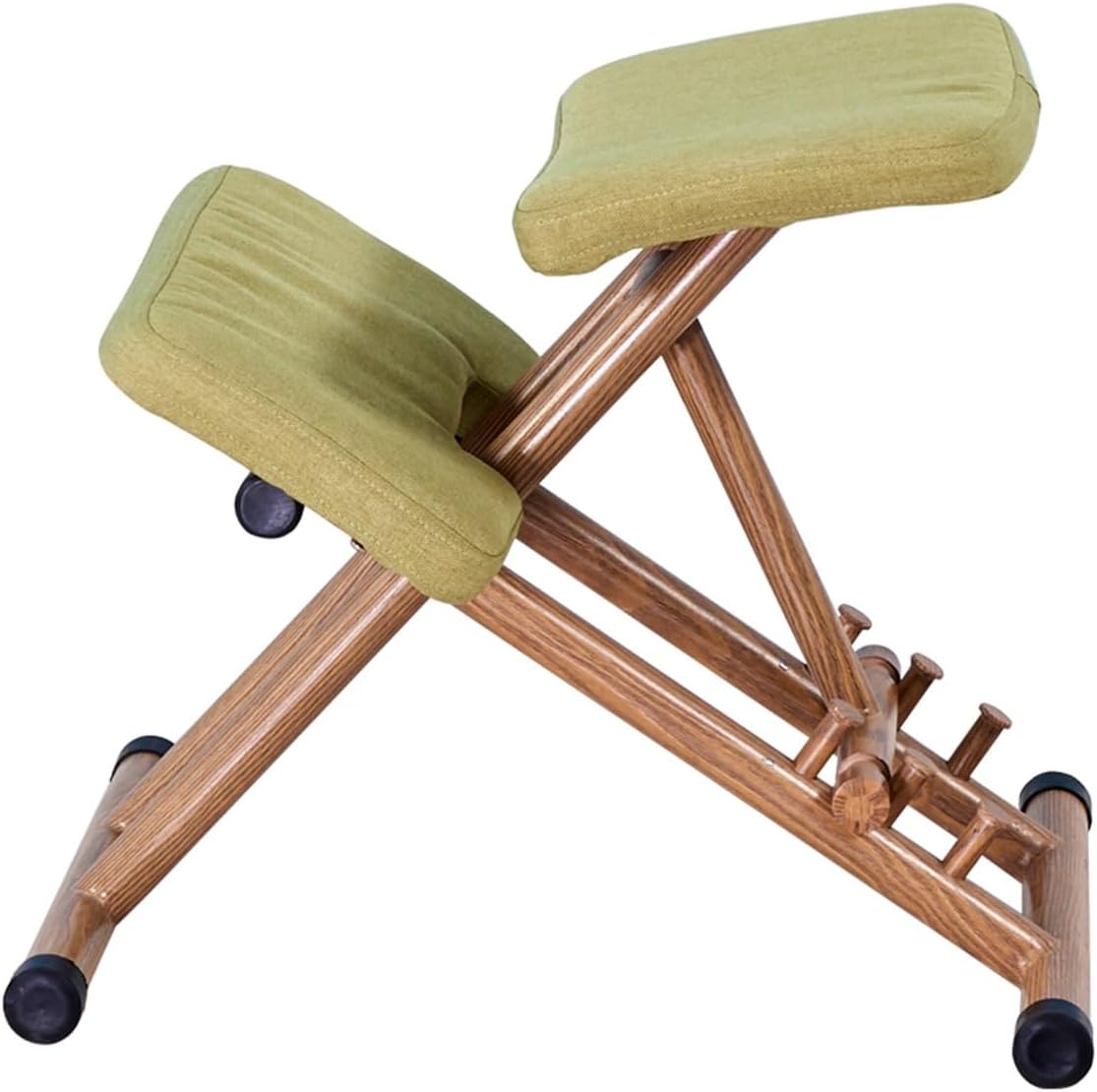 Kneeling Chair, Desk,Ergonomic Posture with Highly Resilient Sponge,Adjustable Height for Home and Office(Green)