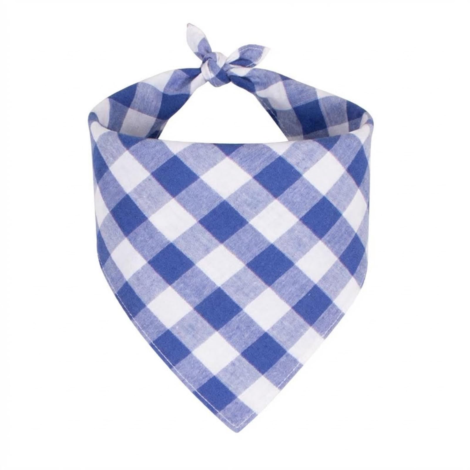 Dog Bandanas 1 Pack; Cotton Linen Red Bandana Checkered for Large Dogs; Soft Breathable Dog Accessories; Holiday Dog Apparel & Accessories — view 8