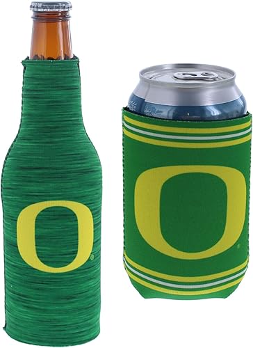 Set de refrigeración y aislamiento de latas y botellas con el logo de NCAA en color del equipo de la universidad