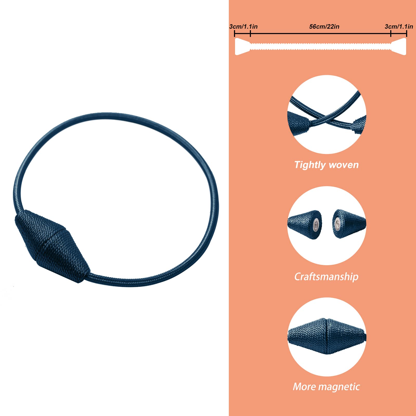 NeuWook Magnetic Curtain Tiebacks - Image 2