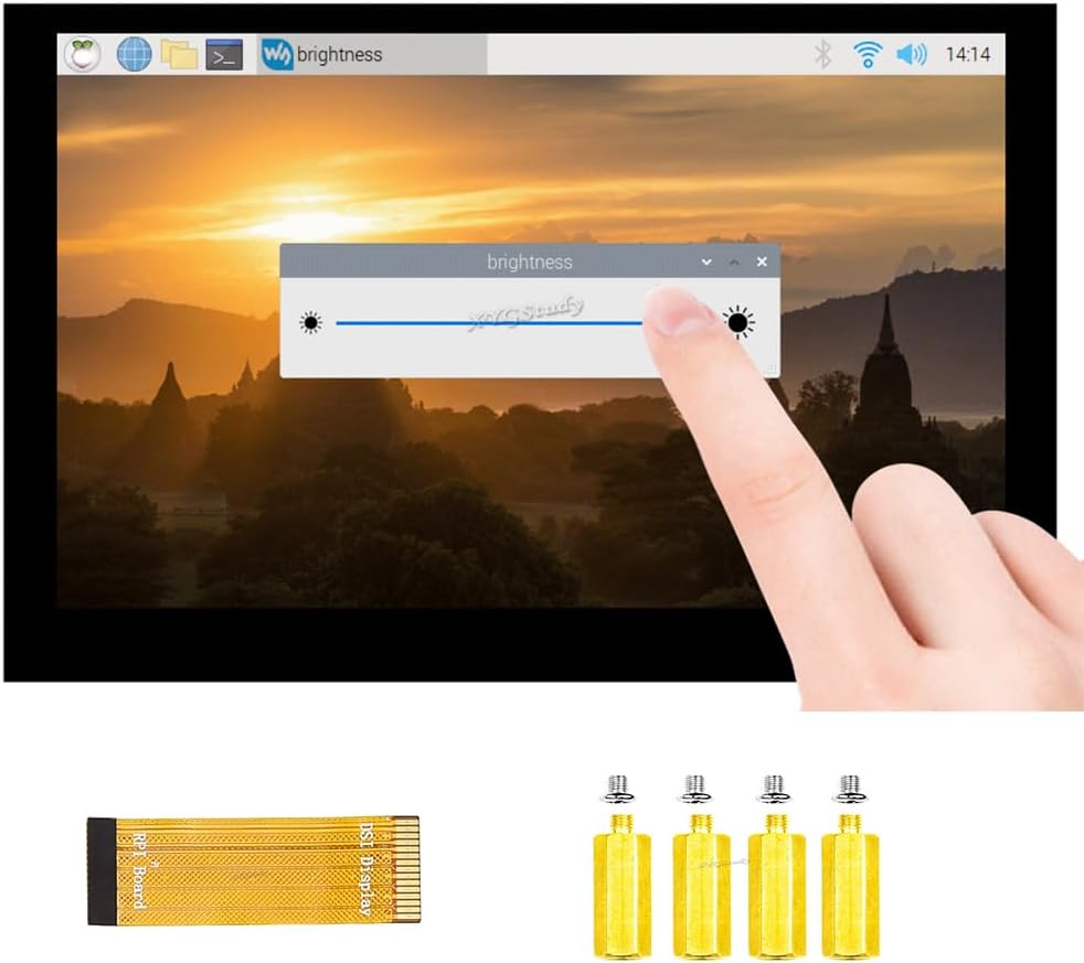 5inch capacitive touch LCD display for Raspberry Pi (800x480) DSI