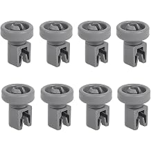 8PCS Dishwasher Upper Roller Parts,Compatible For AEG,ELECTROLUX,GE,Favorit ,Privileg ,Zanussi,Dishwasher Top Roller Wheel Kit