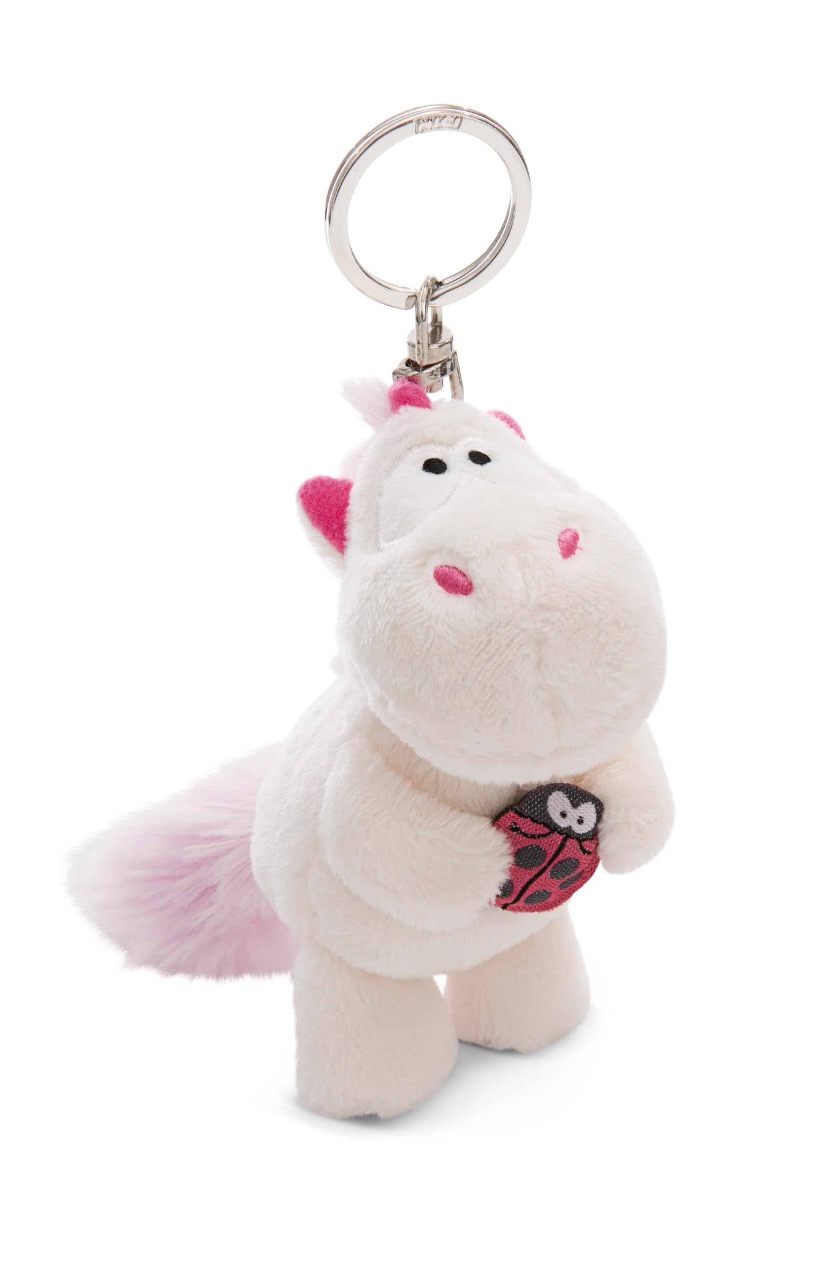 NICI Cuddly toy unicorn Theodor with ladybird 10cm wiggling GREEN