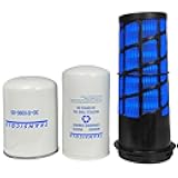 XYZIL Oil Change Air Fuel Oil Filter Kit 30-00471-20 30-01090-05 30-00463-00 Compatible with Carrier Reefer 7300 7500 Air Filter Fuel Filter Oil Filter Set