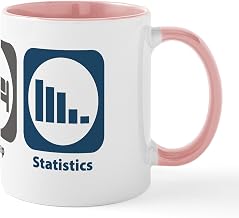 CafePress Eat Sleep Statistics Mug 11 oz (325 ml) Ceramic Coffee Mug