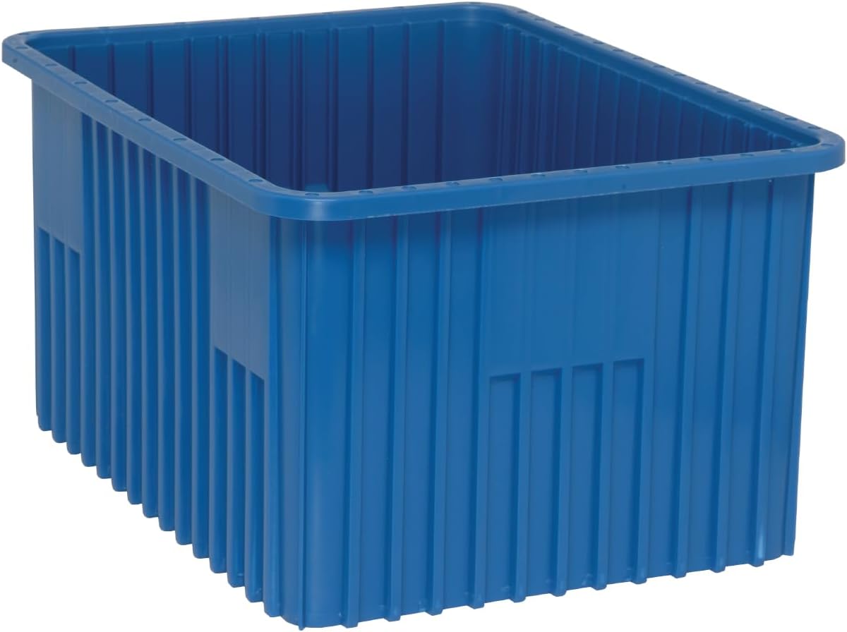 Quantum Storage DG93120 Dividable Grid Heavy Duty Part Organizer Bins - 22-1/2" x 17-1/2" x 12" - 3 Pack