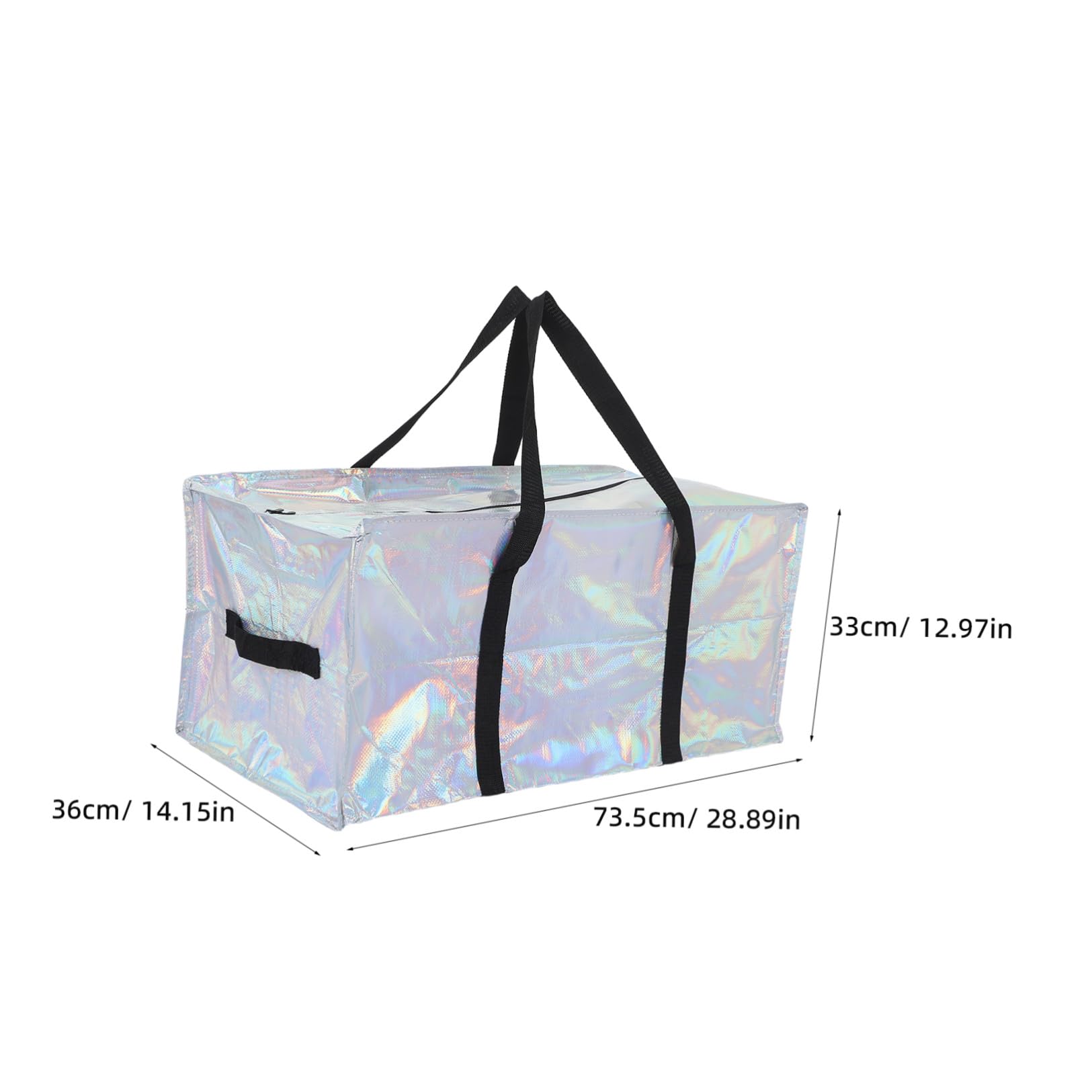 Luxshiny 4 Pezzi Sacchetti per Trasloco Extra Large Oxford con Cerniera Rinforzata e Manici Larghi per Spostamenti e Traslochi Prolungati