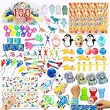 CoralBloom, 100 PCS Cadeau Anniversaire Enfant Invité, Petit Remplissage Piñata (Garçon & Fille), Assortiment Gadgets