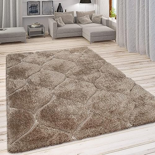 Image of Carpets for Living Room 6x8 feet Shaggy Rug Handmade Microfiber Super Soft Plush Fluffy Thick Rug- Shaggy 4