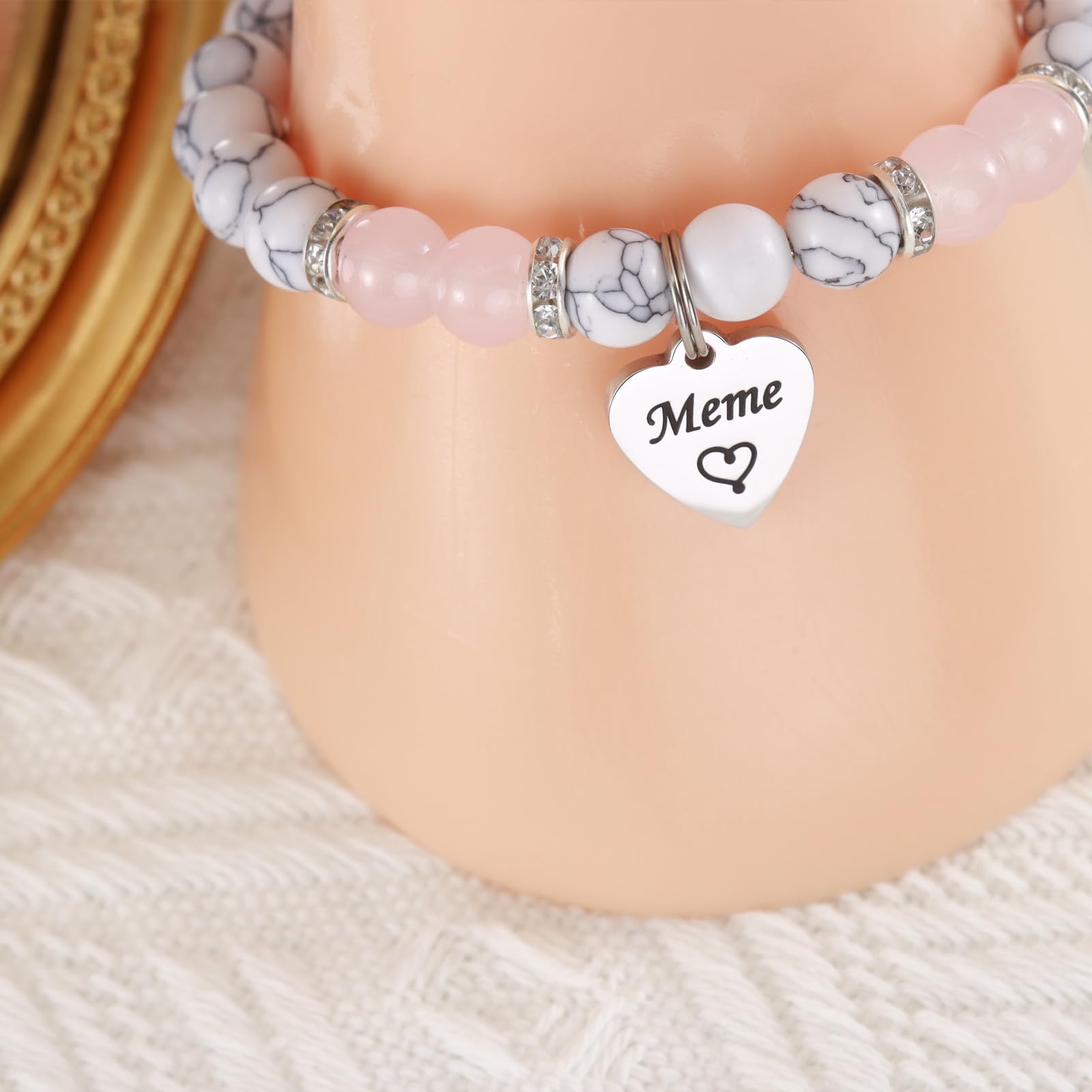 HUTIMY Meme Gift Grandma Women Birthday Best Mothers Day Funny Meme Bracelet