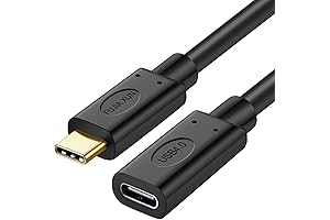 3FT Thunderbolt 4 Extension Cable: Expedite Connectivity and Data Transfer
