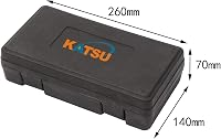 KATSU Dial Test Indicator 0-10mm Mágneses Talppal Tárolódobozban 8