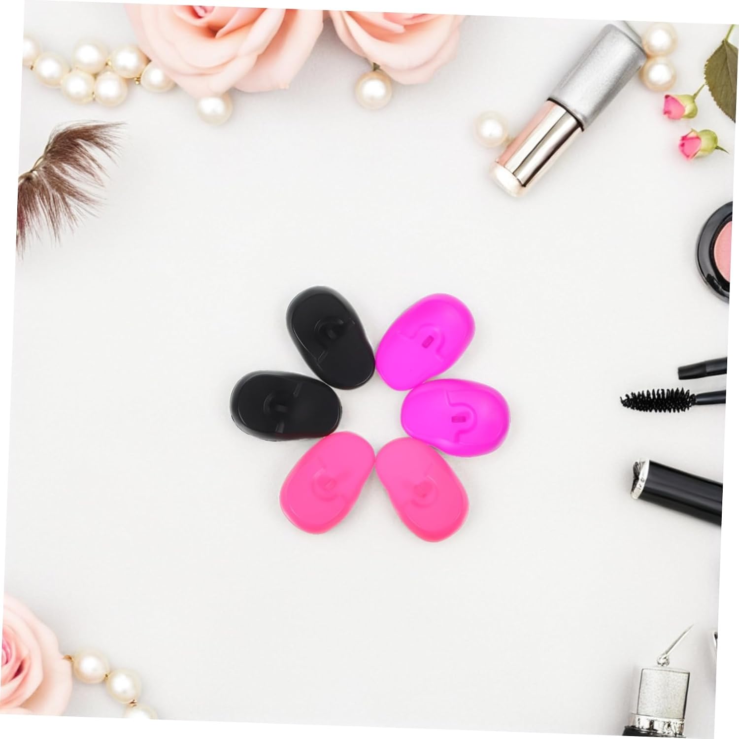 Silicone Ear Covers for Hair Dyeing 3 Pairs Waterproof Ear Protectors for Salon Use Prevents Hair Dye Stains Comfortable Fit for Users