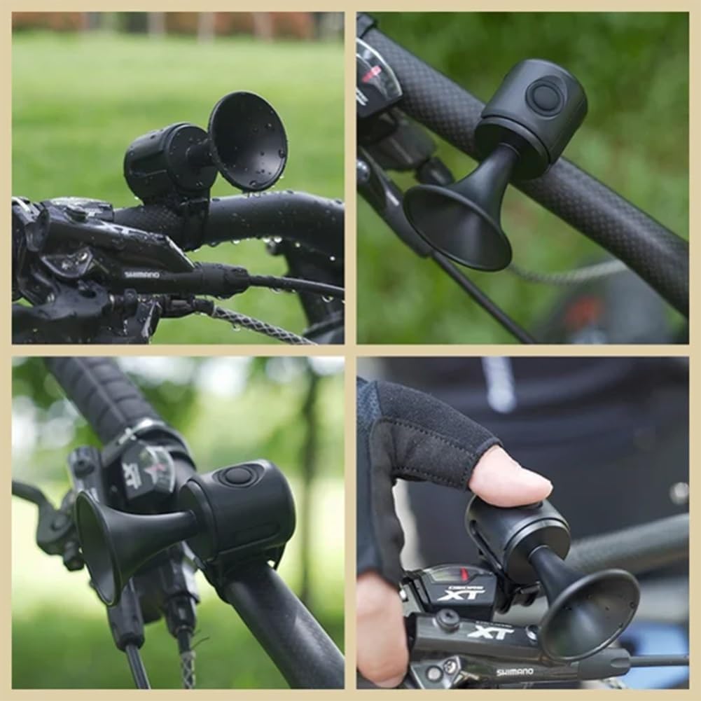 Mini corno elettrico del veicolo, Corno elettrico della bici, Campanello della bici per bambini, Corno della bici per adulti, Accessori per mountain bike Corno elettrico, Campana classica per