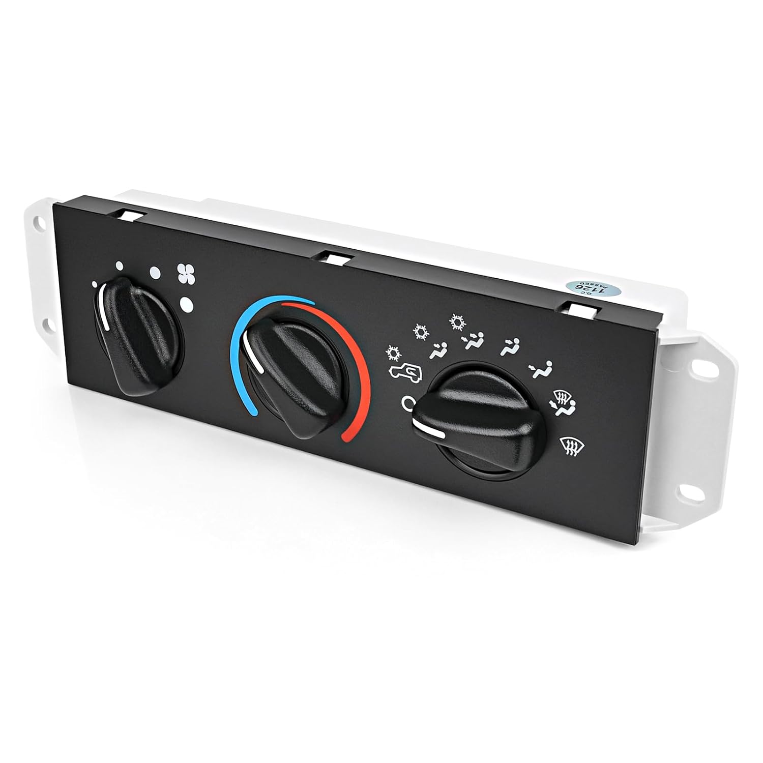 TOP-MAX HVAC Climate Control Module Panel Fit for Jeep Wrangler TJ 1999-2004, A/C Heater Air Conditioning Control Unit with Harness, Replace for 55037473AB HS-373