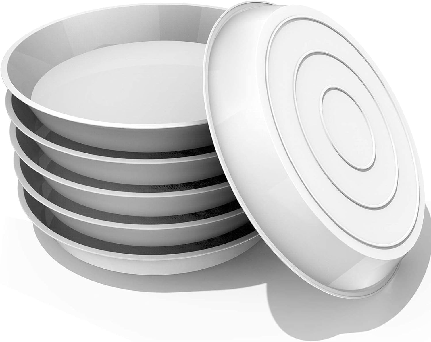 UPMCT 6 Pack Plant Saucer, 4 6 8 10 12 Inch Durable Plant