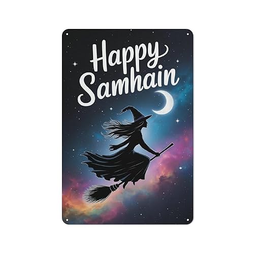 Happy Samhain, Pagan Holiday Decorations for Wicca And Celtic Harvest
