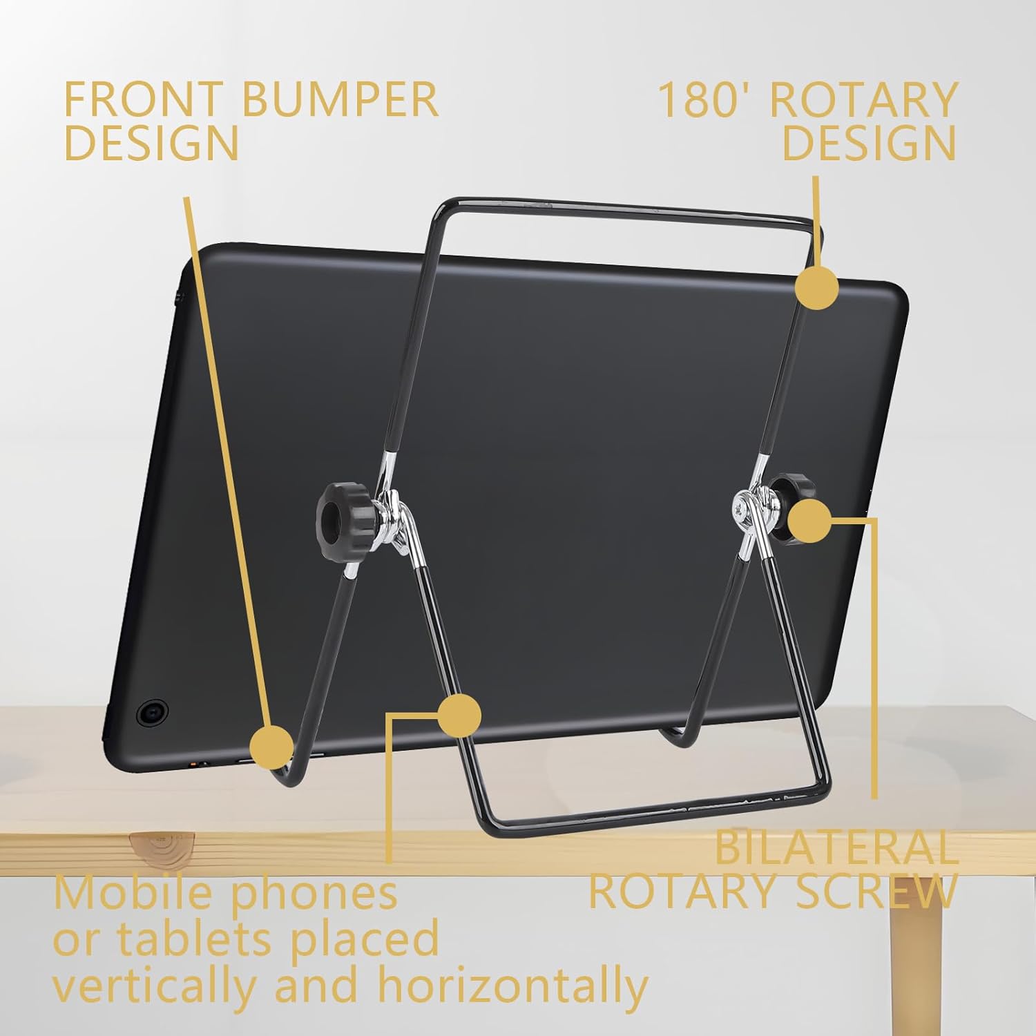 18 Pack Adjustable Easel Stand, 2 size Wire Foldable Book display stand Plate Stand picture frame Stand Wire Photo Holder Stand for Display Book picture frame Plates, White