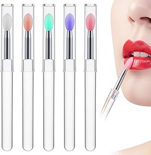 Lip Balm Applicator, 5pcs Silicone Lip Brush ...