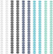 Voarge 10 Pieces Plastic 30 Holes Loose Leaf Folders Binding Ring Thorns Combs 85 Sheets Capacity for DIY Page Notebook Album Office School Supplies (Color2, 12mm)