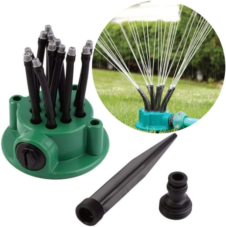 Gardening Watering System Tools 360 Degree Garden Automatic Multi-Watering Sprinkler Lawn Irrigation Sprinkler Watering Nozzle Gardening Tools and Equipment 1Pc