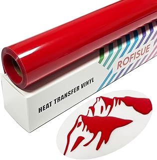 Red Puff 3D Heat Transfer Vinyl, 10" x 6FT