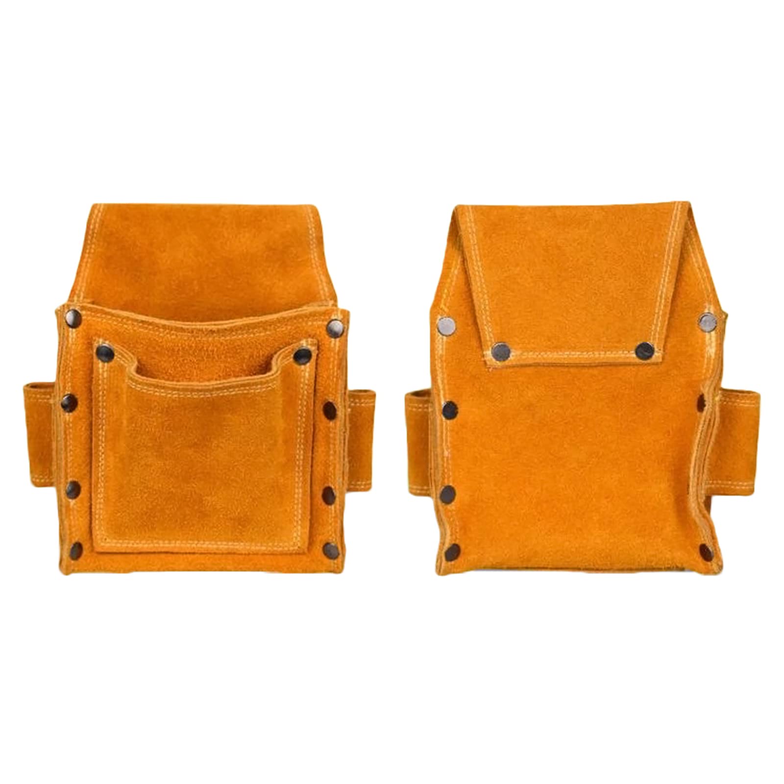 Lot de 2 sacs de perceuse électrique avec ceinture pour perceuse électrique, clé à molette, ciseaux, sacs à outils pour charpentiers, sacs à outils pour électriciens, sacs à outils pour homme