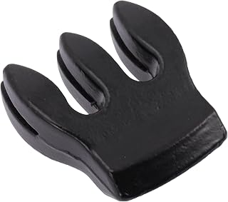 Metal Violin Practice Mute for Children and Bridge Protection Black