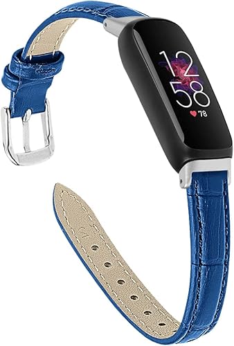 Band Compatible with Fitbit Inspire 3 Bands Replacement Genuine Leather Wristband Quick Release Straps Watch Bands for Fitbit Inspire 3 Smartwatch