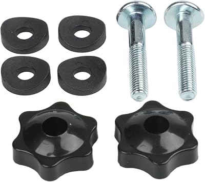Lawn Mower Handle Fastener Set Including Knobs and Bolts for Toro Models 20338 20349 20350 20351 Used in Residential and Commercial Settings