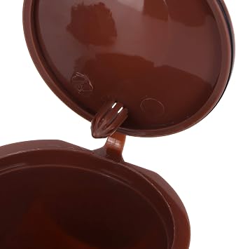 Reusable Coffee Capsule Filters, Refillable Coffee Pods Capsule Filter Cups Kit with Cleaning Brush and Measuring Spoon for Dolce Gusto Machine (3 cups + 1 spoon + 1 brush)