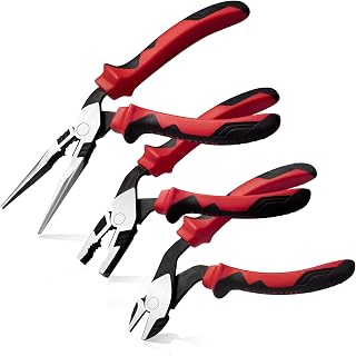 LEONTOOL 強力ペンチ 偏芯タイプ 3本セット エルゴグリッ…
