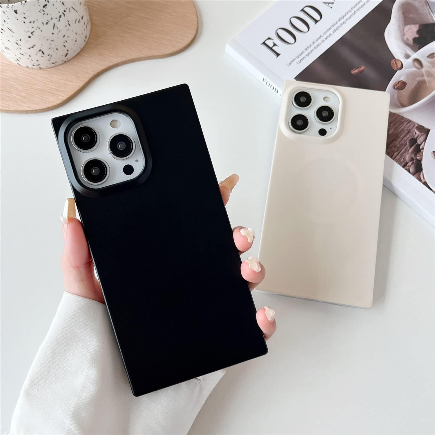 COCOMII Custodia quadrata compatibile con iPhone 13 Pro