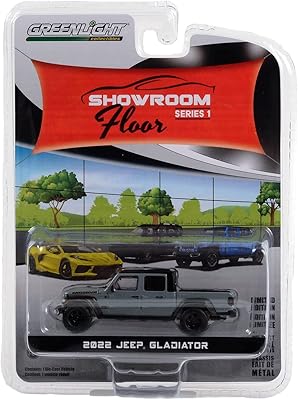 Greenlight 68010-E Showroom Floor Series 1 - 2022 Gladiator Mojave - Sting-Gray 1:64 Scale Diecast