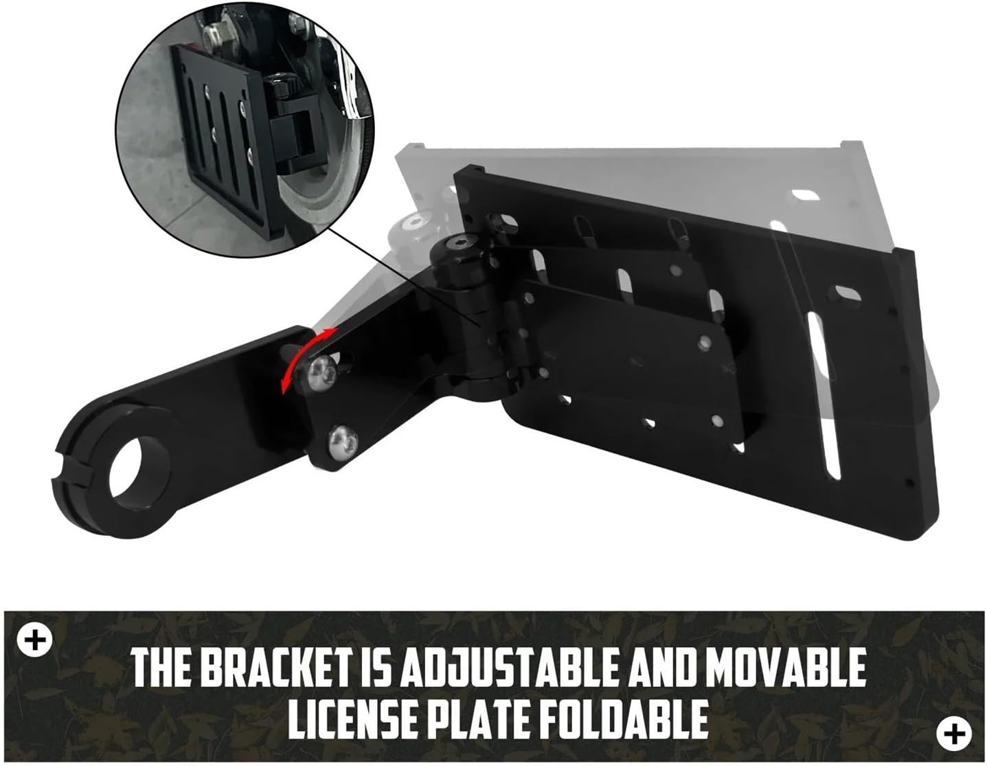 License Plate Frame Motorcycle License Plate Stand Compatible Softail 2018-later