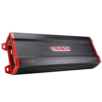 Crunch CRA-3000.1 CRA Series 3000 Watt Car Audio Mono Amplifier Class D