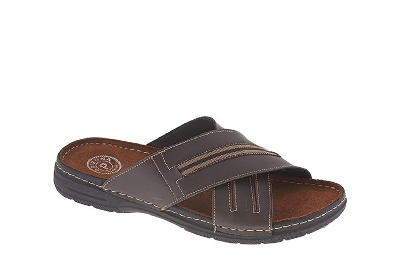 Patrizia Azzi Sandali Donna Con Tre Fasce - Sottopiede Memory - Suola Antiscivolo - Made In Italy