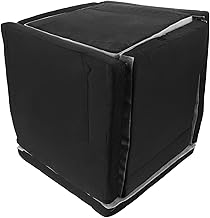 Kisangel Thick Sponge Soundproof Enclosure Box , Black Sound Dampening Filter Shield Noise Reduction Barrier Cover for Home Commercial Industrial Use, 11" X 9. 8"