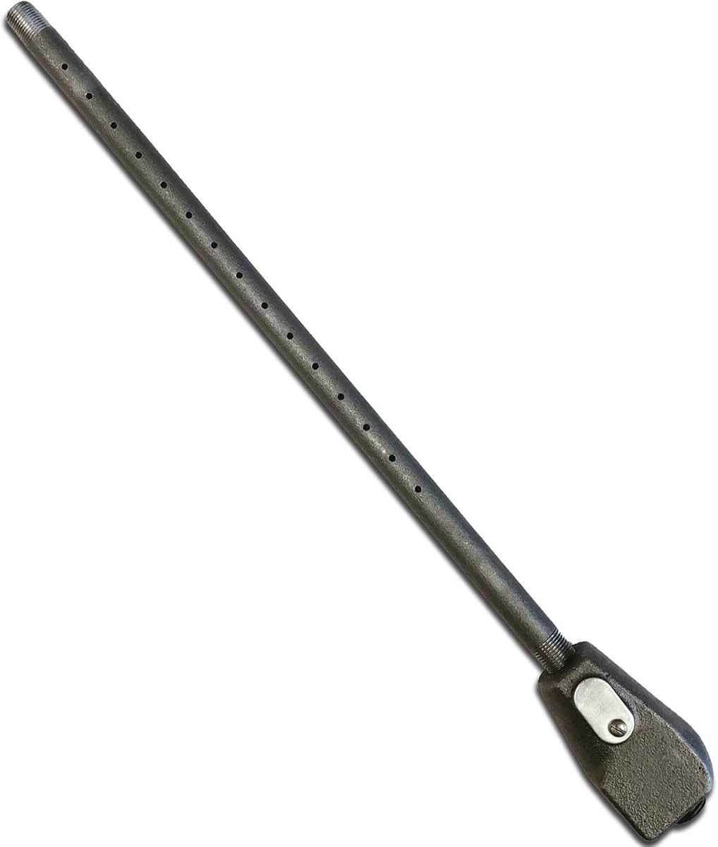 Midwest Hearth Encendedor de gas para chimenea de leña – Arrancador de tubo de quemador universal con mezclador de aire/combustible, gas natural (NG), 19,5 pulgadas