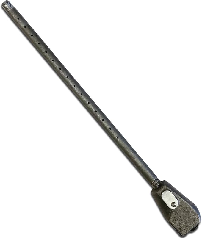 Midwest Hearth Encendedor de gas para chimenea de leña – Arrancador de tubo de quemador universal con mezclador de aire/combustible, gas natural (NG), 19,5 pulgadas