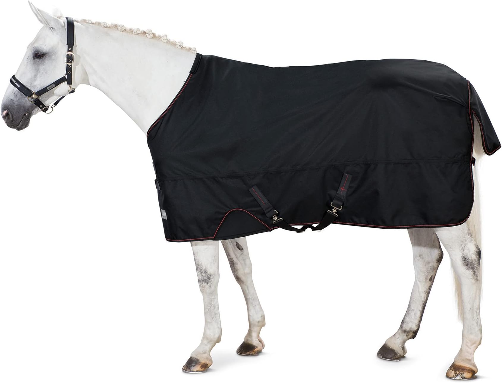 Eskadron Gamma 840d Mesh Lined Turnout Rug - Black 6ft6