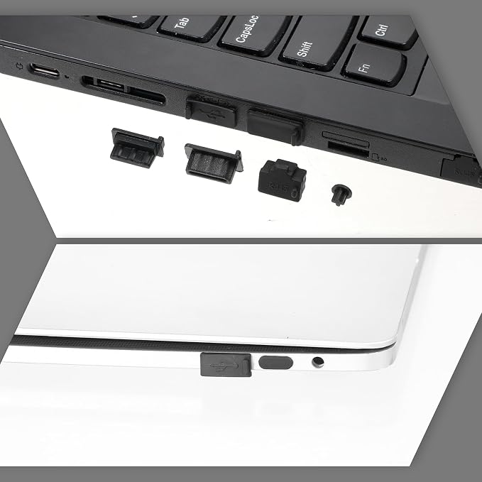55 Piezas Tapas Protectoras para Puertos USB y Micro USB miniatura 7