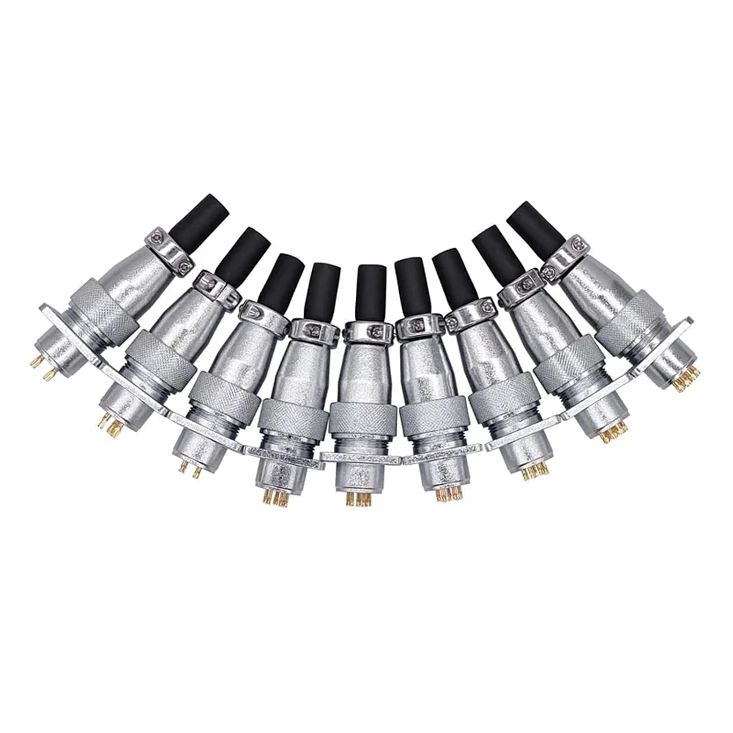 WS16 Socket Connector 2-10pin Female Head Male Seat with Reverse Installation 1Pcs(2PIN)