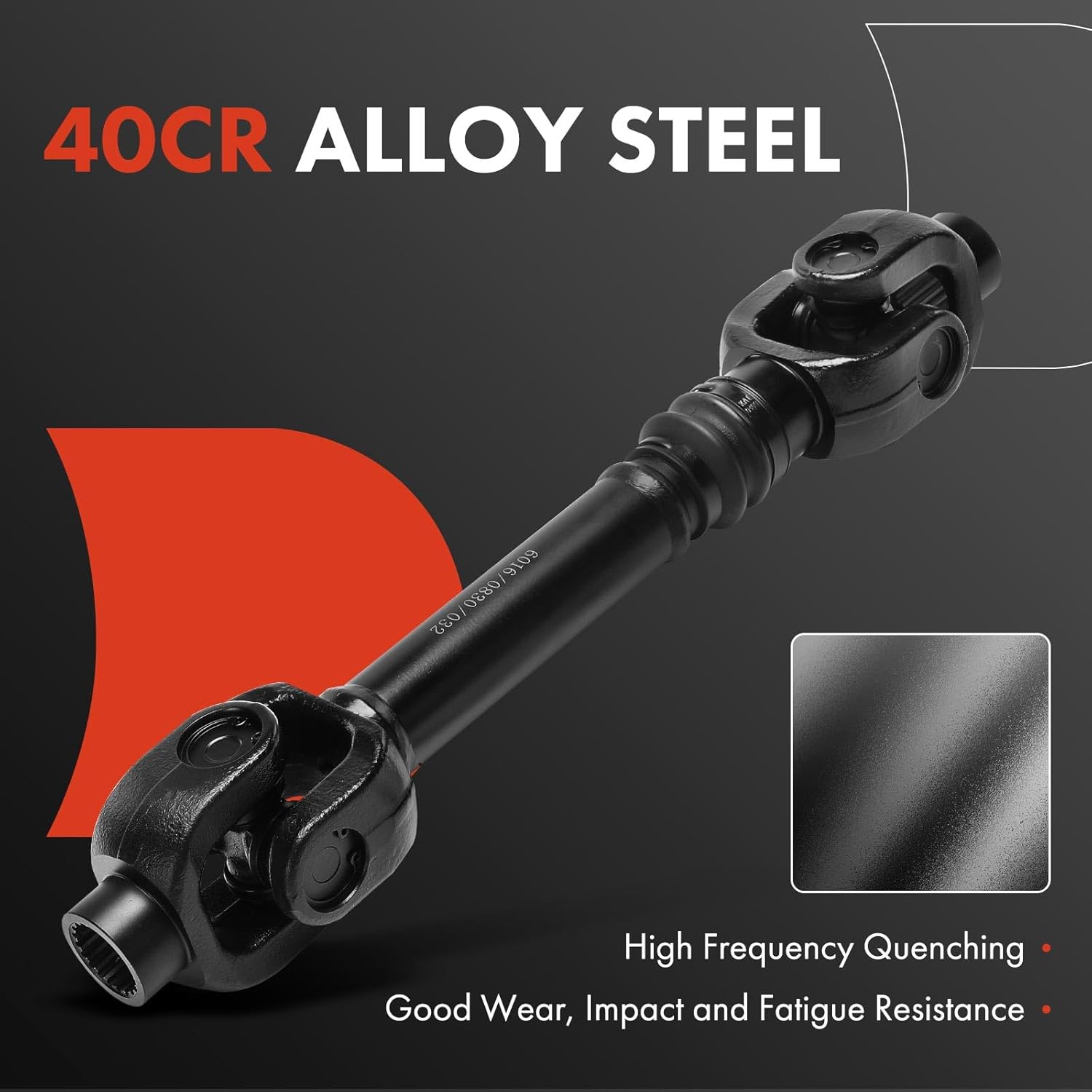 A-Premium Rear Complete Drive Shaft Prop Shaft Driveshaft Assembly Compatible with Can-Am Commander 800R 4X4 STD EFI, Commander 800R 4X4 DPS EFI, Commander 800R 4X4 XT EFI, 2014-2019