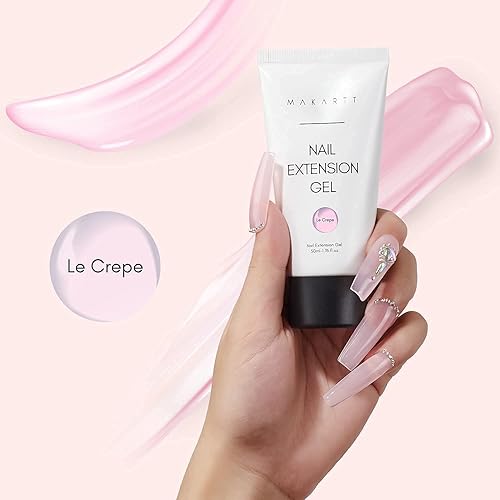 Vista 237 de Makartt - Gel de uñas de polietileno, 1.7 oz (50 ml), constructor, extensión, fortalecedor, gel de color duro, multifuncional, larga duración, fácil