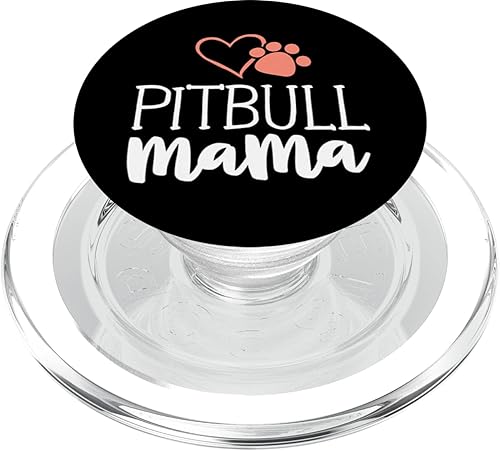 Miniatura 7 de Pitbull Mama Camisa de perro dueño regalos para las mujeres Pittie PopSockets agarre y soporte para teléfonos y tabletas