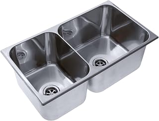 Ambassador Marine Double Rectangle Stainless Steel Ultra Mirror Polished Finish Sink