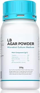LB Agar Powder 250 Grams - Makes over 350 to 500 Agar Petri Dishes - Easy to Use - Better Than Nutrient Agar Powder for Petri Dishes