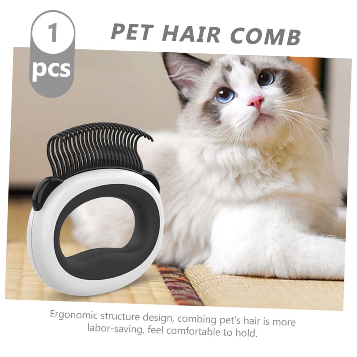 INOOMP 5piezas Cepillo De Limpieza Para Gatos Peine Para Cuidado De Herramienta De Aseo Para Eliminar Pelo y Peine De Ergonómico Para Gatos y